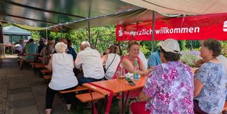 Das 25-jährige Bestehen der Wasserberg-Anlage wurde mit einemFest gefeiert.